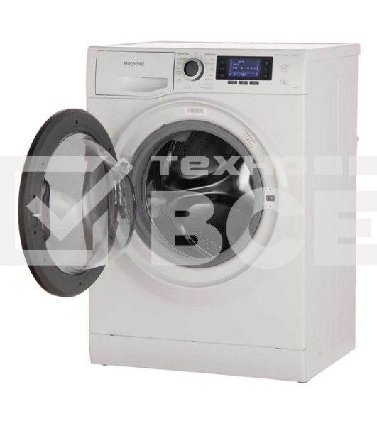 Стиральная машина Hotpoint NSD8249 DAVE RU белый, загр. фронтальная макс.: 8 кг 1200 об/мин класс: А
