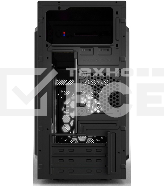Компьютерный корпус mATX Minitower RD850, c БП PSU-ATX450-12EC, 2*USB 2.0, HD Audio+Mic, Black CBR PCC-MATX-RD850-450W