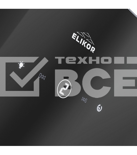 Вытяжка Elikor RISE BK 60 черный