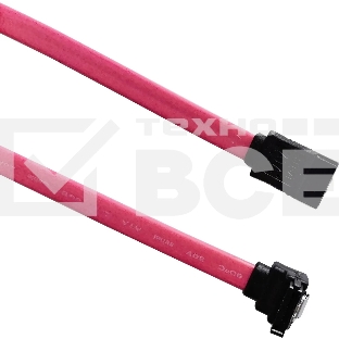 Кабель Buro SATA SATA 0.5м (BU-SATA-SATA-ANG-LOCK) красный