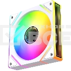 Вентилятор для корпуса Bloody BD-CF120ARGB2 LCD ARGB белый, 120 мм, 1600 об/мин, 26 дБ, 4 pin, фото3