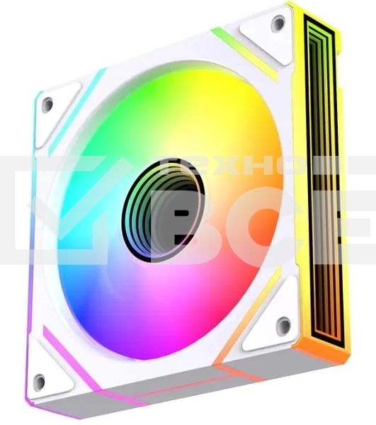 Вентилятор для корпуса Bloody BD-CF120ARGB2 LCD ARGB белый, 120 мм, 1600 об/мин, 26 дБ, 4 pin