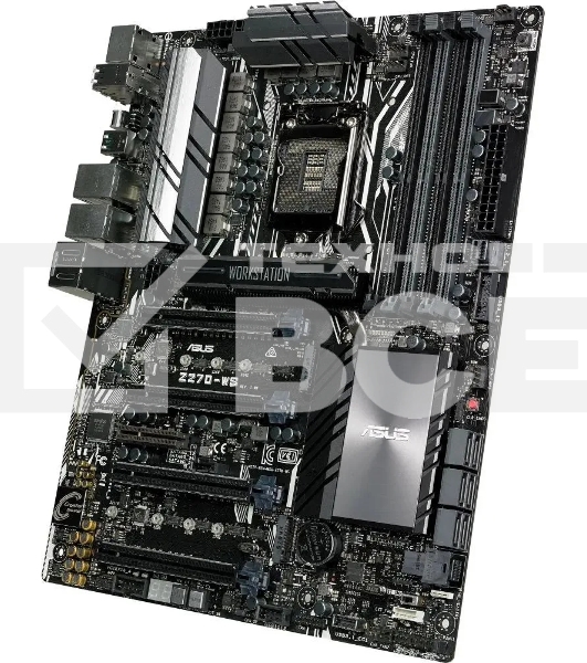 Материнская плата ASUS Z270-WS, LGA 1151, Intel Z270, 4xDDR4, 4xSATA, 2xM.2, 1xU.2, 4xPCIe 3.0 x16, 1xPCIe x1, 1xDP, 1xHDMI, 2x 1Gb LAN, 8xUSB-A, 7.1, ATX