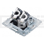 Розетка компьютерная двойная IEK BRITE РК10-2-БрБ RJ45 кат.5E белый, фото3