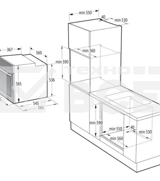 Духовой шкаф Электрический Gorenje BOS67372CLI бежевый
