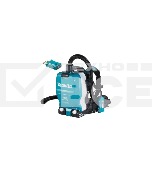 Строительный пылесос MAKITA DVC265ZXU аккумуляторный Li-ion, 36 В, уборка сухая, пылесборник мешок, 2 л, без АКБ, без ЗУ