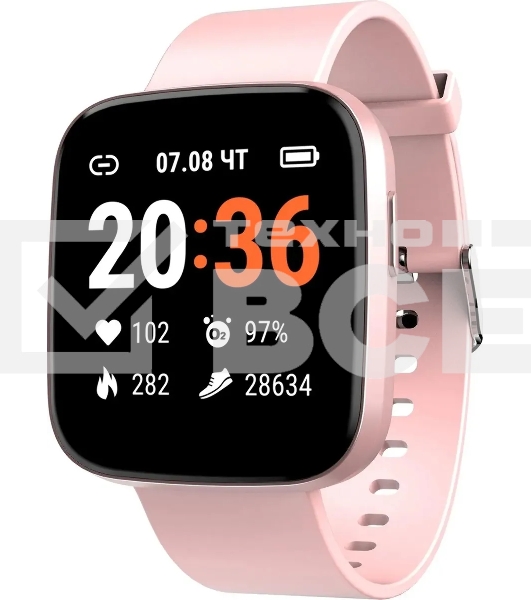 Смарт-часы GEOZON MARATHON PINK G-SM19PNK