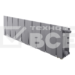 Радиатор биметаллический Royal Thermo PianoForte 200 Серебристый VR80- 16 секц.