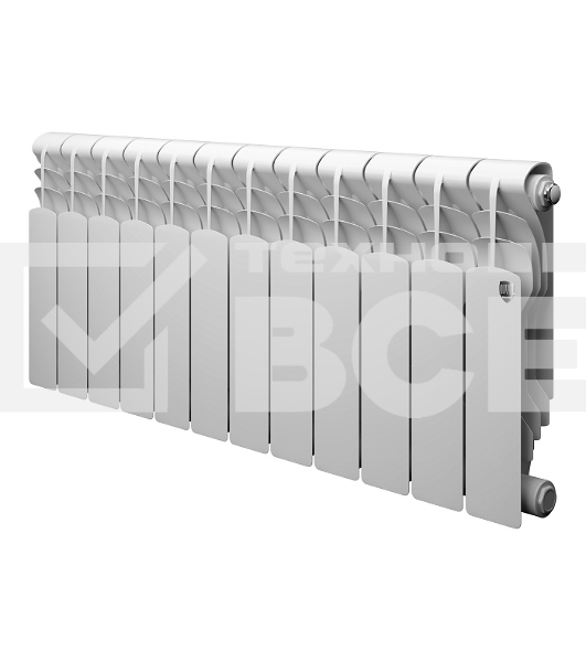 Радиатор биметаллический Royal Thermo Revolution B 350 - 12 секц.