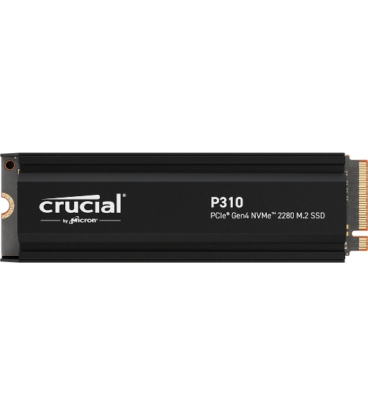Накопитель SSD Crucial P310 1Tb PCIe Gen4 NVMe 2280 M.2 SSD with heatsink CT1000P310SSD5