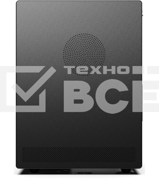 Компьютчерный корпус CBR mATX Minitower V500, без БП, 1хUSB 3.0, 2хUSB 2.0, HD Audio+Mic, закаленное стекло, черный [PCC-MATX-V500-WPSU