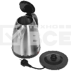 Чайник электрический Hyundai HYK-S1030 1.7 л, 2200 Вт, серебристый матовый/черный (корпус: металл), фото13