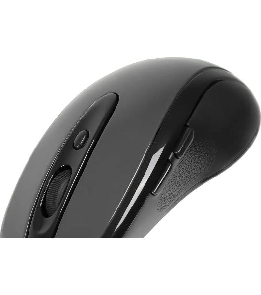 Мышь проводная A4Tech N-708X серый глянец/черный, 1600 dpi, USB, кнопки - 6