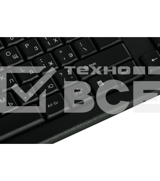 Комплект клавиатура+мышь A4Tech KR-8520D проводной, USB, 1200 DPI, чёрный