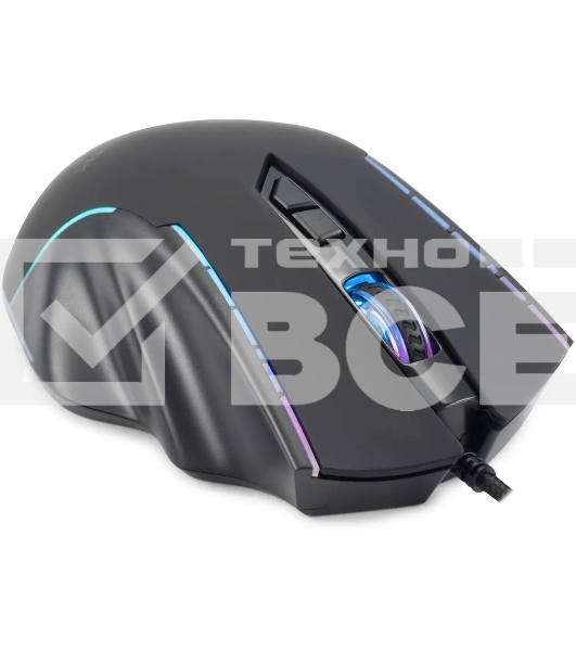 Комплект клавиатура + мышь Оклик GMNG 700GMK клав:черный мышь:черный USB Multimedia LED