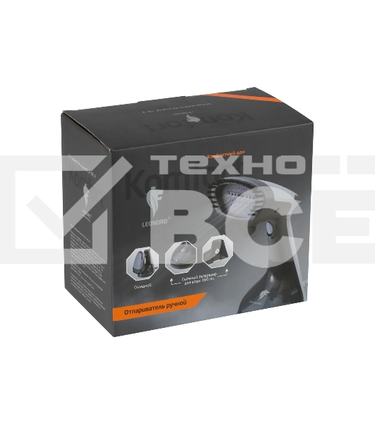 Отпариватель LEONORD LE-1814 серый, 1500 Вт, 24 г/мин, 160 мл