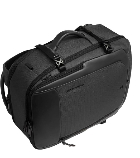 Рюкзак мужской Piquadro Lyss CA6929S143BM/N черный полиэстер/натур.кожа