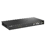 Коммутатор D-Link DGS-1018P/B1A, 16×1 Гбит/с + 2×1 Гбит/с SFP, неуправляемый, фото2