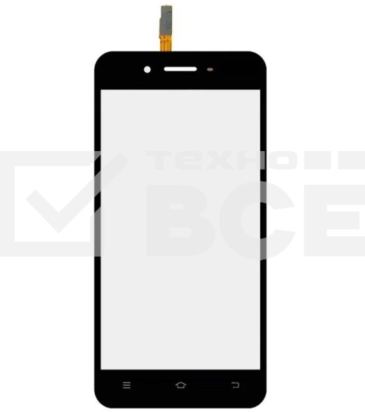 Сенсорное стекло (тачскрин) для Vivo Y53 (Y53i), черное