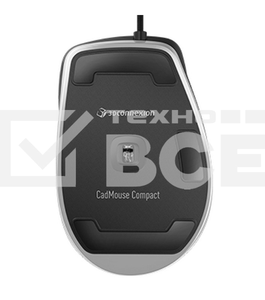 Мышь проводная 3DConnexion CadMouse Compact (3DX-700081) черный, 7200 dpi, USB Type-A, кнопки - 7