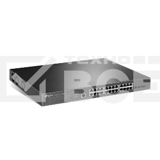 Управляемый коммутатор TP-Link TL-SG3428XPP-M2 JetStream уровня 2+ с 24 портами 2,5 Гбит/с (8 портов PoE++, 16 портов PoE+) и 4 портами SFP+ 10 Гбит/с