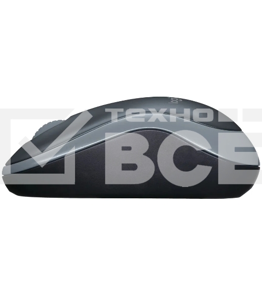 Мышь беспроводная Logitech B175 черный/серый, 1000 dpi, радиоканал, USB, кнопки - 3