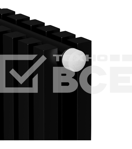 Дизайн-радиатор Royal Thermo Shift Q30 VC2180 - 12 секц. RAL9005m