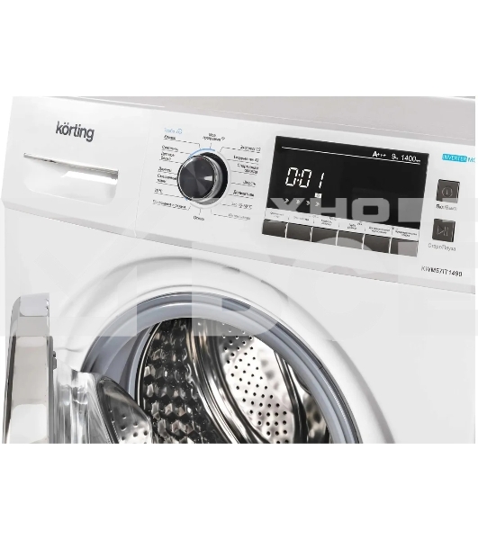 Стиральная машина Korting KWM 57IT1490 белый, загрузка фронтальная 9 кг, 1400 об/мин., класс: А+++