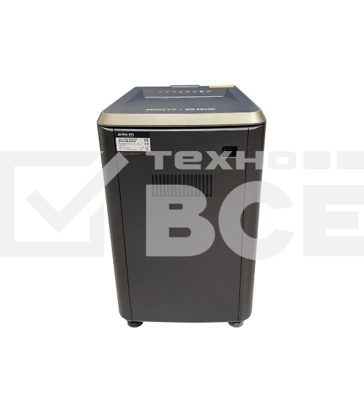 Шредер Office Kit SA200С 3,8x10 черный/серый с автоподачей (секр.P-4) фрагменты 220лист. 40лтр. скобы пл.карты