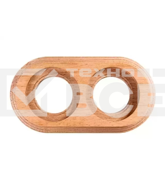 Рамка двухместная Bironi BF1-620-10 Натурэль