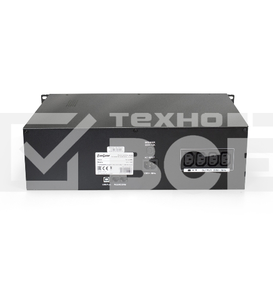 Источник бесперебойного питания ExeGate ServerRM UNL-1500.LCD.AVR.С13.RJ.USB.3U 1500VA/900W, LCD, AVR, 4*C13, RJ45/11, USB, 3U