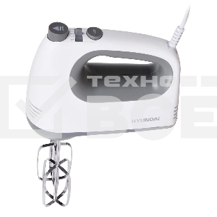 Миксер ручной Hyundai HYM-H4501 500 Вт, белый/серый