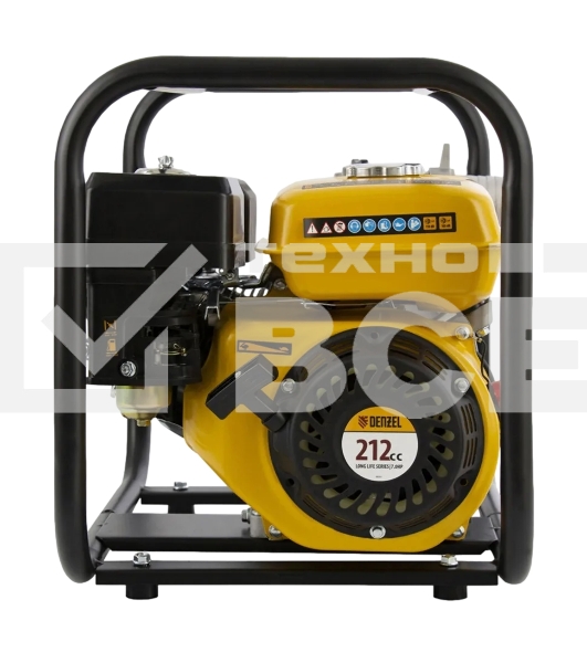 Мотопомпа бензиновая Denzel PX-50 для чистой воды, 7 л.с., 2', 600 л/мин, глуб 8 м, напор 30 м