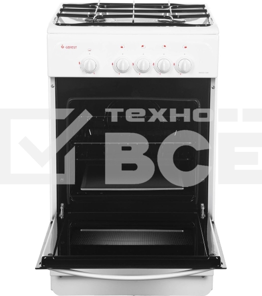 Плита газовая Gefest ПГ 3200-08 К35 белый, конфорок 4 шт, духовка 42 л, 50 см x 85 см x 53 см