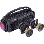 Колонка портативная Hyundai H-PS1007 черный 60W 2.0 BT 10м 2600mAh, фото3