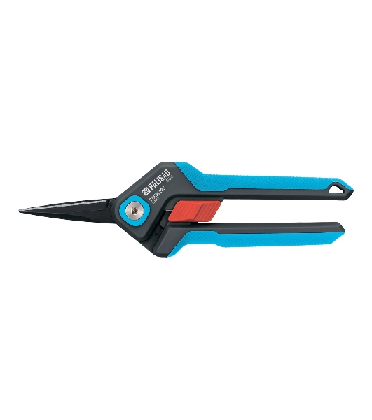 Секатор цветочный, 180 мм, чехол для лезвий, двухкомпонентные рукоятки, LUXE Palisad