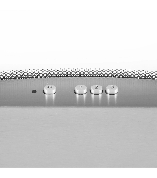 Вытяжка каминная Elikor Аметист 50Н-430-К3Д серебристый, 50 см, 430 куб. м/ч, 54 дБ