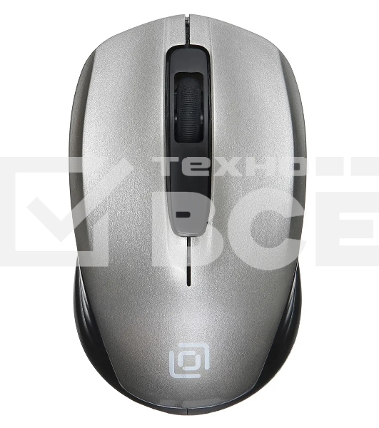 Мышь беспроводная Oklick 475MW черный/серый, 1200 dpi, радиоканал, USB, кнопки - 3