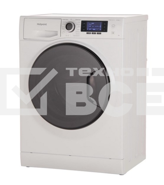Стиральная машина Hotpoint NSD8249 DAVE RU белый, загр. фронтальная макс.: 8 кг 1200 об/мин класс: А