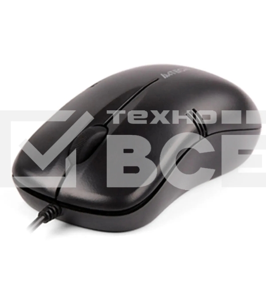 Мышь проводная A4Tech OP-560NUS черный, 1200 dpi, USB, кнопки - 3
