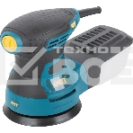 Шлифмашина эксцентриковая FIT OS-350, 350 Вт, 3000-13000 об/мин, 125 мм, 1,5 кг, липучка, пластик. контейнер, коробка, фото 1