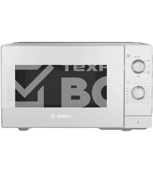 Микроволновая печь Bosch FFL020MW0 белый, 20 л, 800 Вт, поворотный механизм