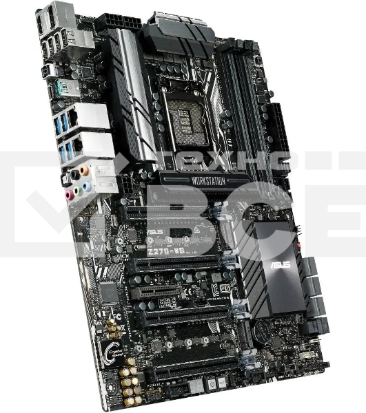 Материнская плата ASUS Z270-WS, LGA 1151, Intel Z270, 4xDDR4, 4xSATA, 2xM.2, 1xU.2, 4xPCIe 3.0 x16, 1xPCIe x1, 1xDP, 1xHDMI, 2x 1Gb LAN, 8xUSB-A, 7.1, ATX