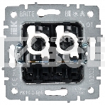 Розетка компьютерная двойная IEK BRITE РК10-2-БрБ RJ45 кат.5E белый, фото4