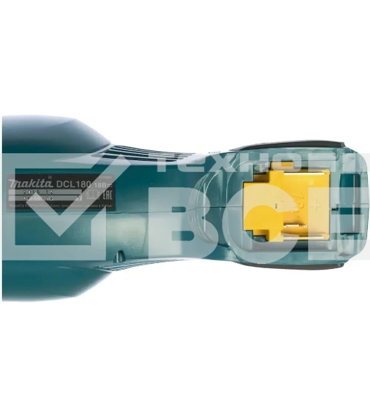 Строительный пылесос Makita DCL180Z синий, питание от аккумулятора, 30 Вт, уборка сухая, пылесборник 0.65 л, без АКБ, без ЗУ (работа от АКБ max 20 мин)