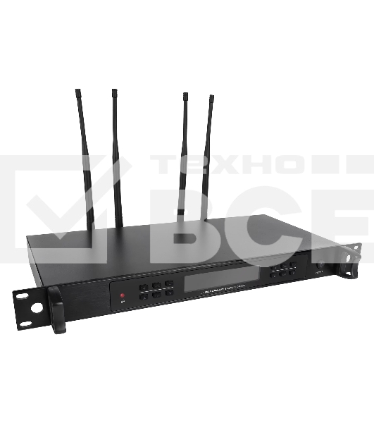 Микрофонная радиосистема Axelvox DWS7000HT (TD Bundle) [AX-7000T] UHF 710-726 MHz, True Diversity, 2 x 32 канала, LCD дисплей, 2х ИК порт, 2 ручных микрофона, 2 силиконовых кольца.