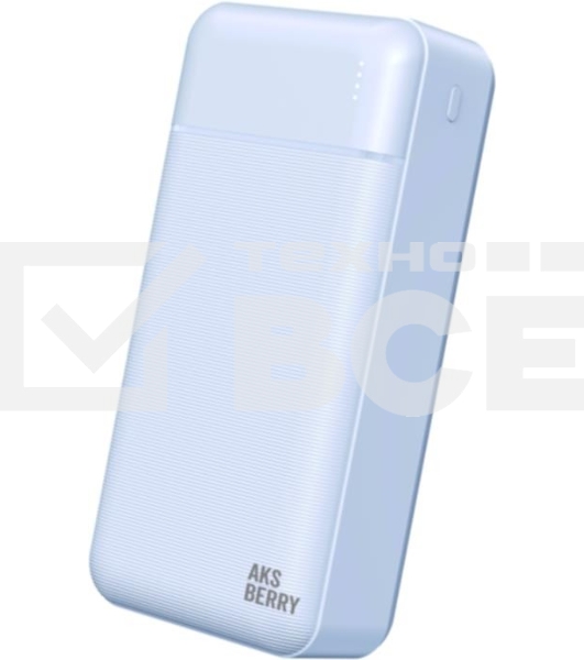 Внешний АКБ AKSBERRY E300 Epica быстрая зарядка 30000 mAh, белый