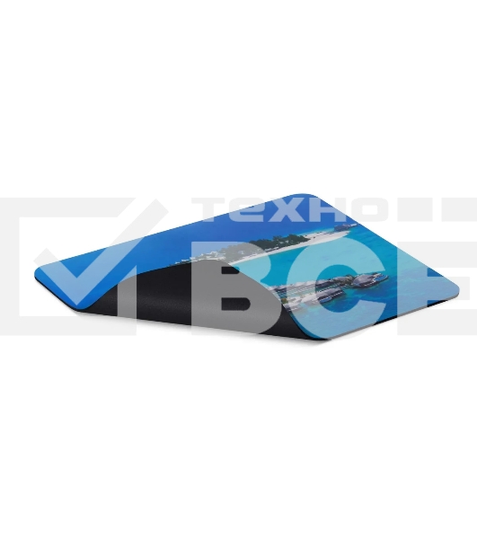 Коврик для мыши Buro BU-M10020 рисунок/тропический отель