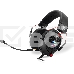 Наушники с микрофоном Оклик HS-L305G черный/красный 2м мониторные оголовье (2060511), фото11