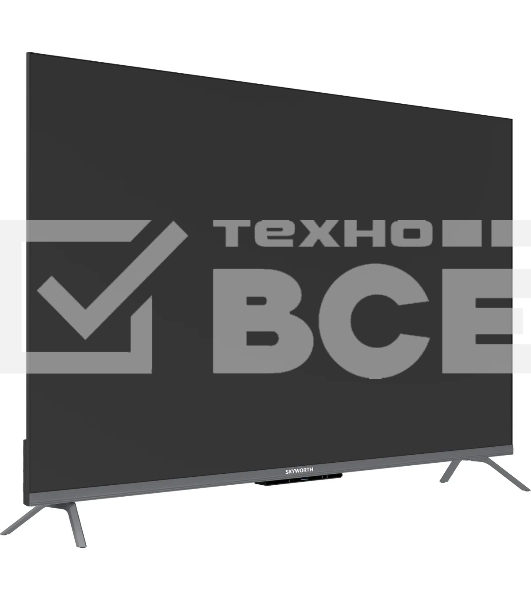 Телевизор Skyworth 60' 60Q66H черный/серебристый QLED UHD 60Hz Smart TV Google TV 2GB/16GB